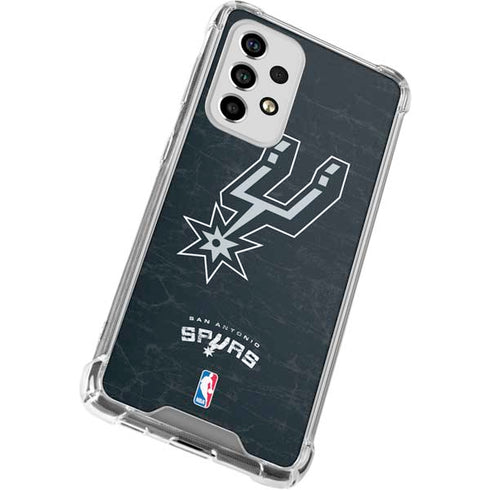 NBA San Antonio Spurs Secondary Logo Galaxy A53 5G Clear Case