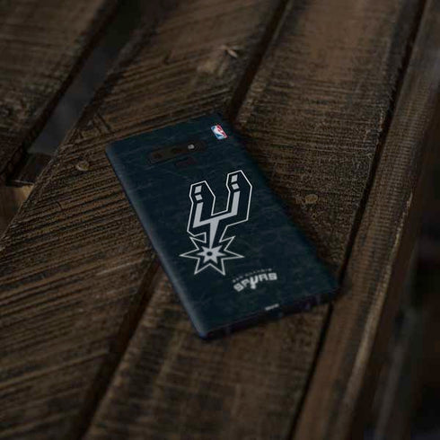 NBA San Antonio Spurs Secondary Logo Galaxy Note 9 Skin