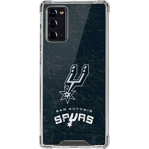 NBA San Antonio Spurs Secondary Logo Galaxy Note20 5G Clear Case