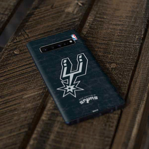 NBA San Antonio Spurs Secondary Logo Galaxy S10 Plus Skin