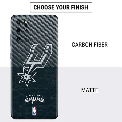 NBA San Antonio Spurs Secondary Logo Galaxy S20 Plus Skin