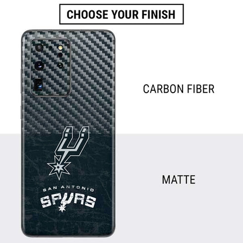 NBA San Antonio Spurs Secondary Logo Galaxy S20 Ultra 5G Skin