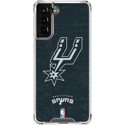 NBA San Antonio Spurs Secondary Logo Galaxy S21 Plus 5G Clear Case