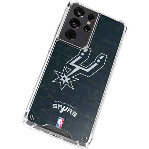 NBA San Antonio Spurs Secondary Logo Galaxy S21 Ultra 5G Clear Case