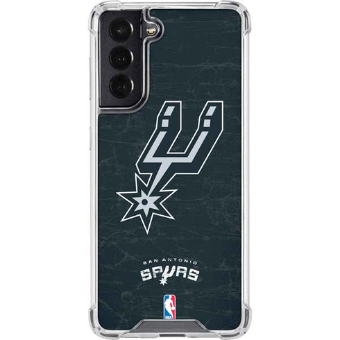 NBA San Antonio Spurs Secondary Logo Galaxy S22 Clear Case