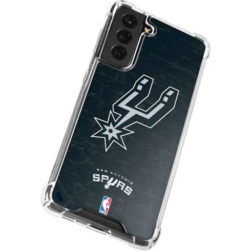 NBA San Antonio Spurs Secondary Logo Galaxy S22 Clear Case