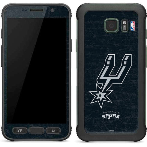 NBA San Antonio Spurs Secondary Logo Galaxy S7 Active Skin