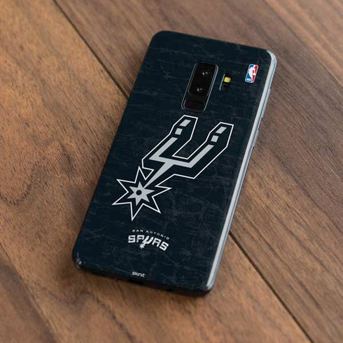 NBA San Antonio Spurs Secondary Logo Galaxy S9 Plus Skin
