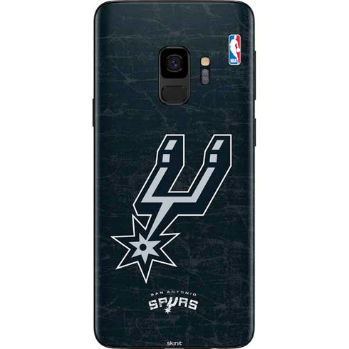 NBA San Antonio Spurs Secondary Logo Galaxy S9 Skin