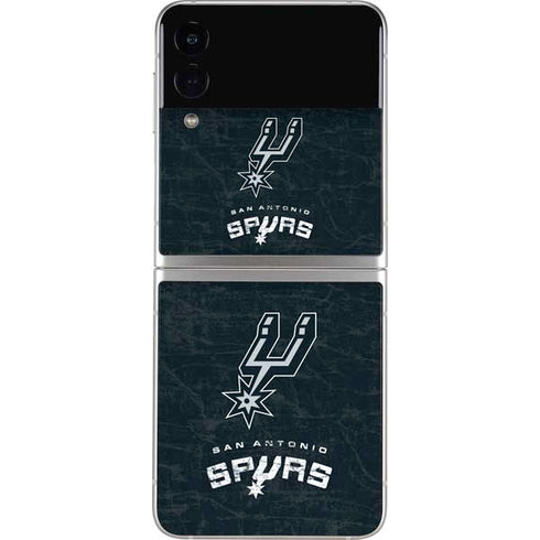 NBA San Antonio Spurs Secondary Logo Galaxy Z Flip3 5G Skin