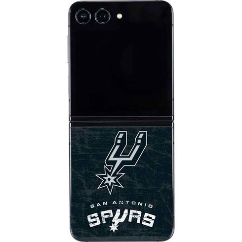 NBA San Antonio Spurs Secondary Logo Galaxy Z Flip5 5G Skin