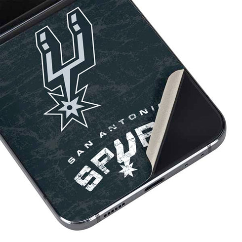 NBA San Antonio Spurs Secondary Logo Galaxy Z Flip5 5G Skin