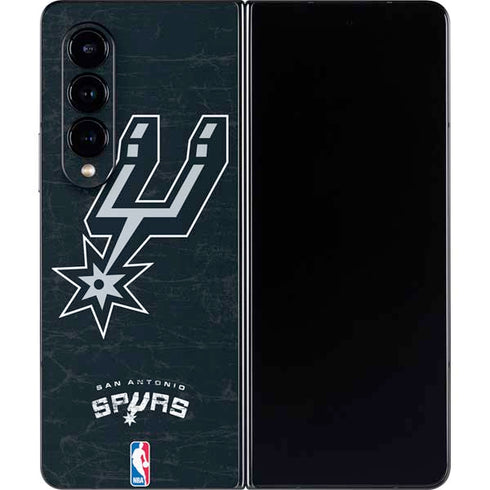 NBA San Antonio Spurs Secondary Logo Galaxy Z Fold4 5G Skin