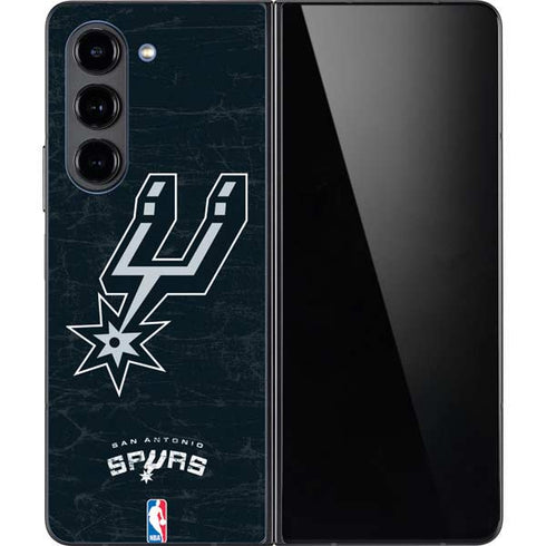 NBA San Antonio Spurs Secondary Logo Galaxy Z Fold5 5G Skin