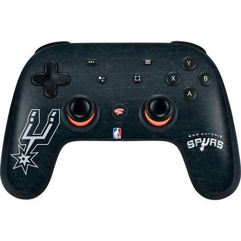 NBA San Antonio Spurs Secondary Logo Google Stadia Controller Skin