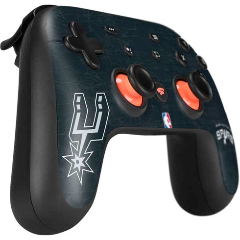 NBA San Antonio Spurs Secondary Logo Google Stadia Controller Skin