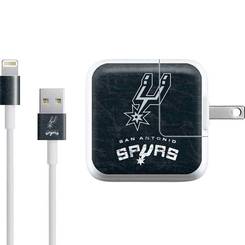 NBA San Antonio Spurs Secondary Logo iPad Charger (10W USB) Skin