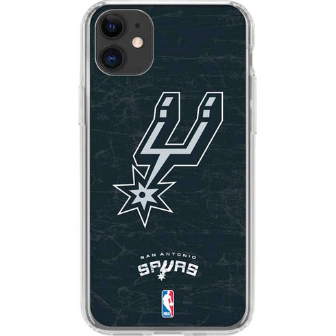 NBA San Antonio Spurs Secondary Logo iPhone 11 Clear Case