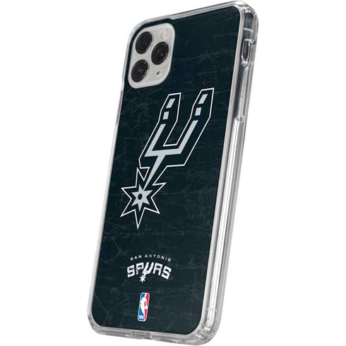 NBA San Antonio Spurs Secondary Logo iPhone 11 Pro Clear Case