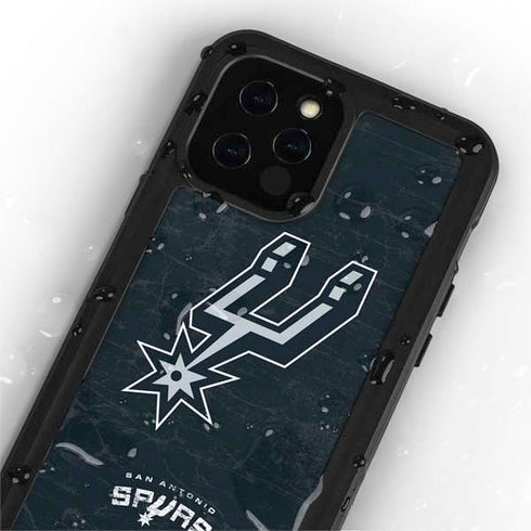 NBA San Antonio Spurs Secondary Logo iPhone 12 Pro Waterproof Case
