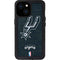NBA San Antonio Spurs Secondary Logo iPhone 13 Mini Waterproof Case