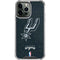 NBA San Antonio Spurs Secondary Logo iPhone 13 Pro Max Clear Case