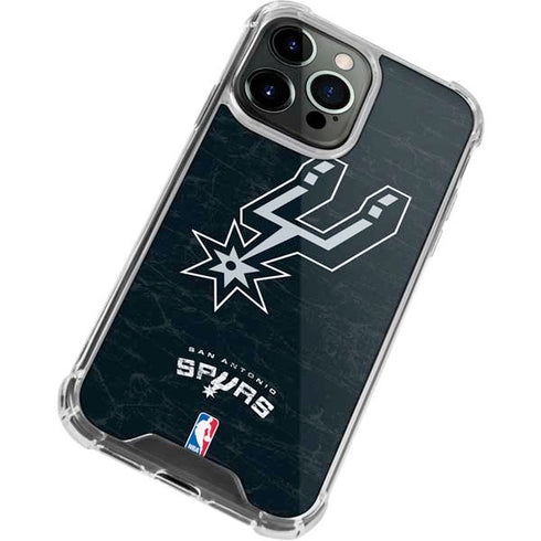 NBA San Antonio Spurs Secondary Logo iPhone 13 Pro Max Clear Case