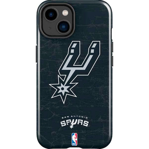 NBA San Antonio Spurs Secondary Logo iPhone 15 Plus Impact Case
