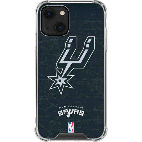 NBA San Antonio Spurs Secondary Logo iPhone 14 Plus Clear Case