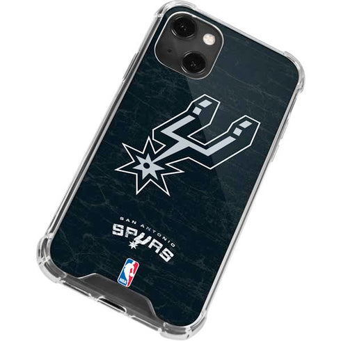 NBA San Antonio Spurs Secondary Logo iPhone 14 Plus Clear Case