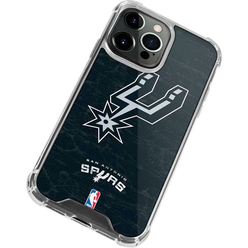 NBA San Antonio Spurs Secondary Logo iPhone 14 Pro Clear Case