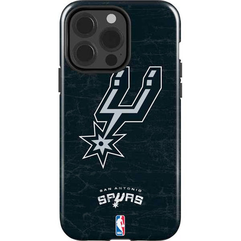 NBA San Antonio Spurs Secondary Logo iPhone 15 Pro Impact Case