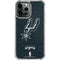 NBA San Antonio Spurs Secondary Logo iPhone 14 Pro Max Clear Case