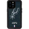NBA San Antonio Spurs Secondary Logo iPhone 14 Pro Max Waterproof Case
