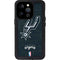 NBA San Antonio Spurs Secondary Logo iPhone 14 Pro Waterproof Case