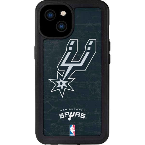 NBA San Antonio Spurs Secondary Logo iPhone 15 Plus Waterproof Case