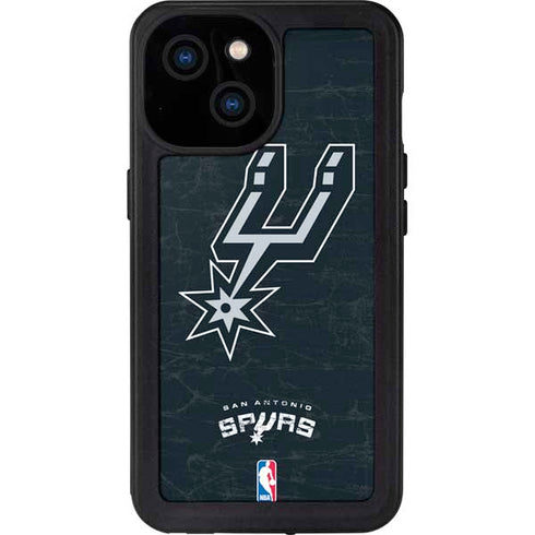 NBA San Antonio Spurs Secondary Logo iPhone 15 Waterproof Case