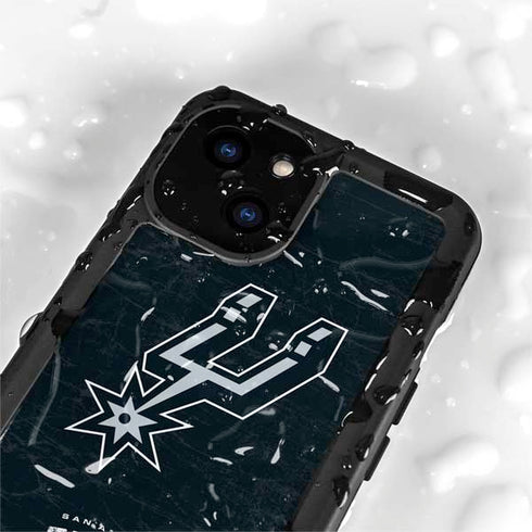 NBA San Antonio Spurs Secondary Logo iPhone 15 Waterproof Case