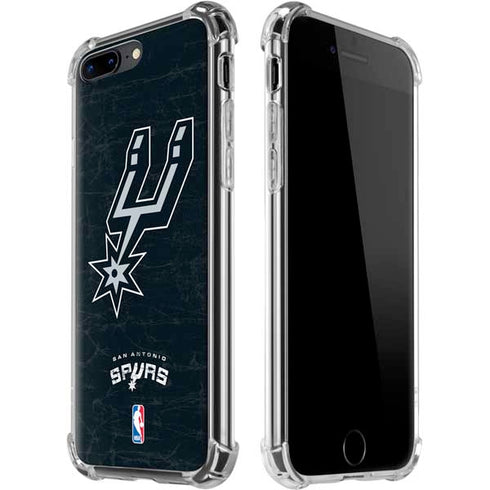 NBA San Antonio Spurs Secondary Logo iPhone 7/8 Plus Clear Case