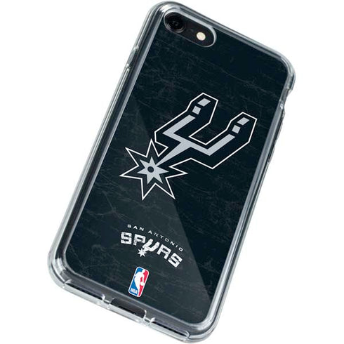 NBA San Antonio Spurs Secondary Logo iPhone SE (2nd & 3rd Gen) Clear Case