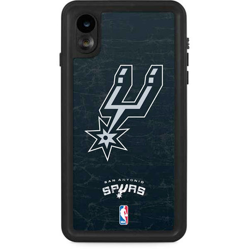 NBA San Antonio Spurs Secondary Logo iPhone XR Waterproof Case
