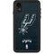 NBA San Antonio Spurs Secondary Logo iPhone XR Waterproof Case