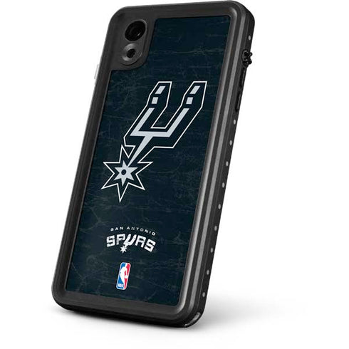 NBA San Antonio Spurs Secondary Logo iPhone XR Waterproof Case