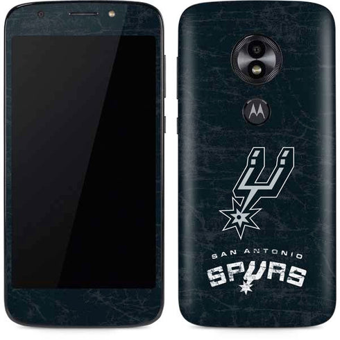 NBA San Antonio Spurs Secondary Logo Moto E5 Play Skin