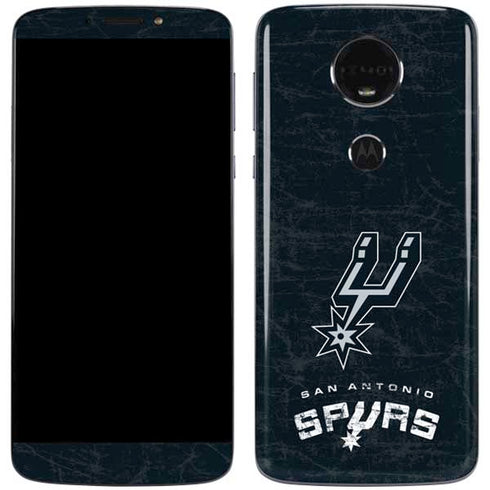 NBA San Antonio Spurs Secondary Logo Moto E5 Plus Skin
