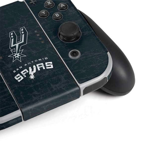 NBA San Antonio Spurs Secondary Logo Nintendo Switch OLED (2021) Skin
