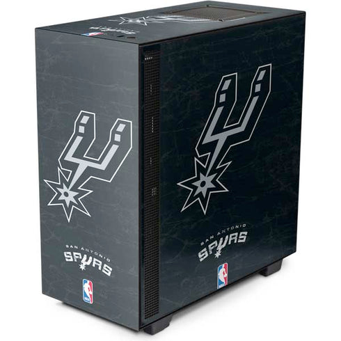 NBA San Antonio Spurs Secondary Logo NZXT H510 Compact ATX Mid-Tower Case Skin