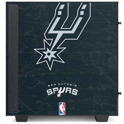 NBA San Antonio Spurs Secondary Logo NZXT H510 Compact ATX Mid-Tower Case Skin