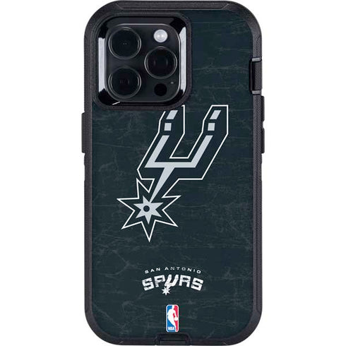 NBA San Antonio Spurs Secondary Logo Otterbox Defender iPhone Skin