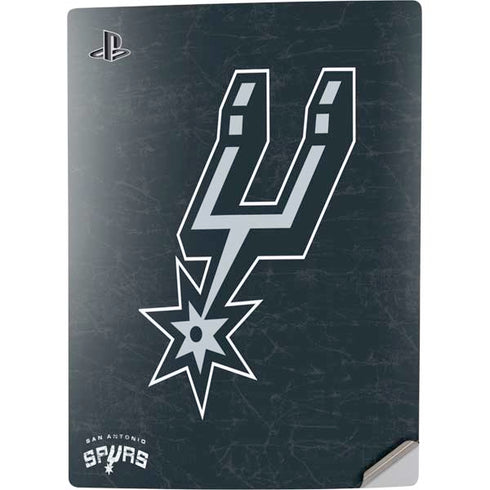 NBA San Antonio Spurs Secondary Logo PS5 Digital Edition Console Skin